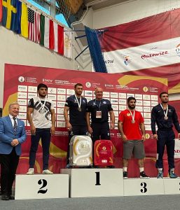 McKenna and McFadden Win Bronze in Poland with Teammate Mark Hall in the Corner.